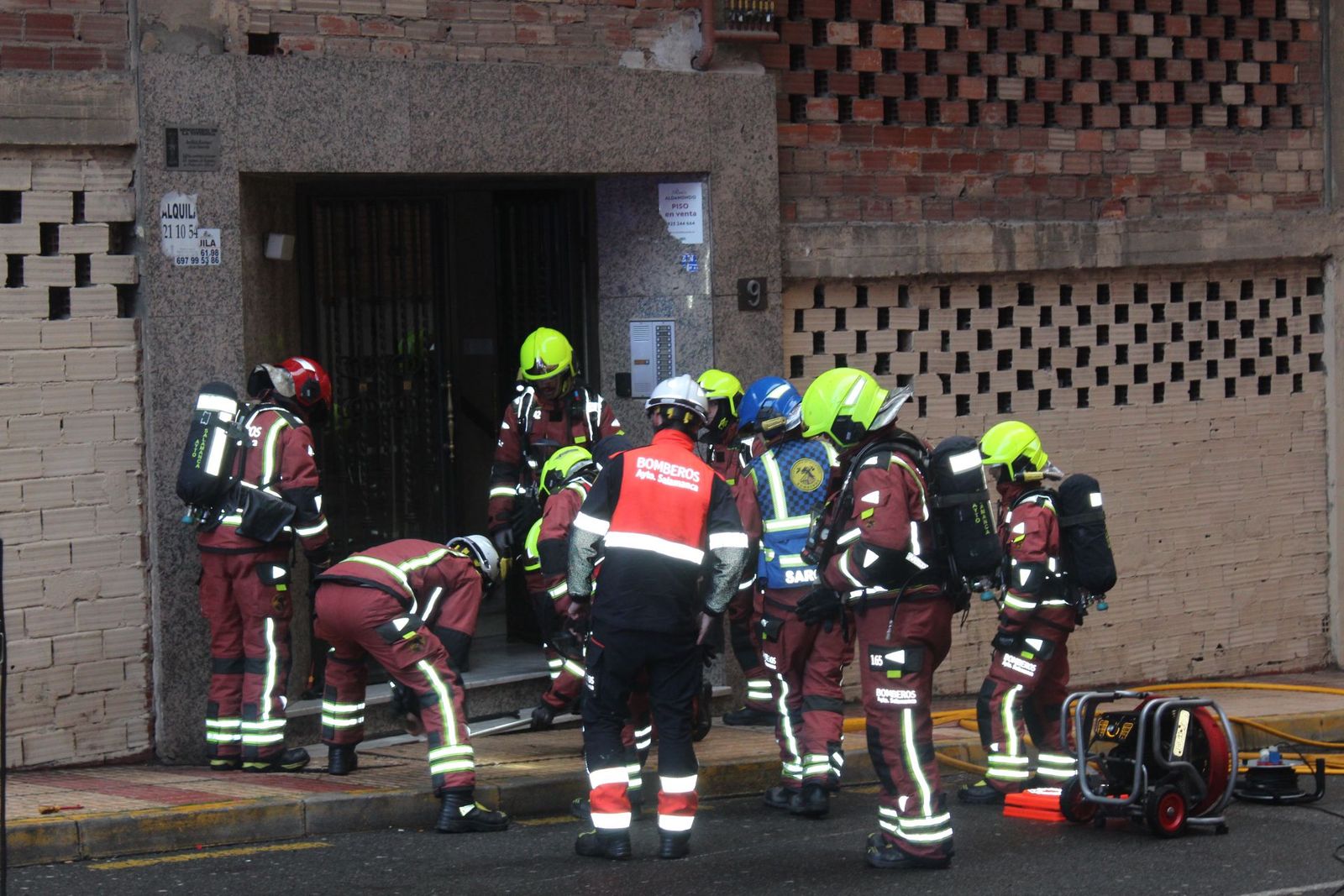 Incidente eléctrico moviliza a los bomberos en Salamanca