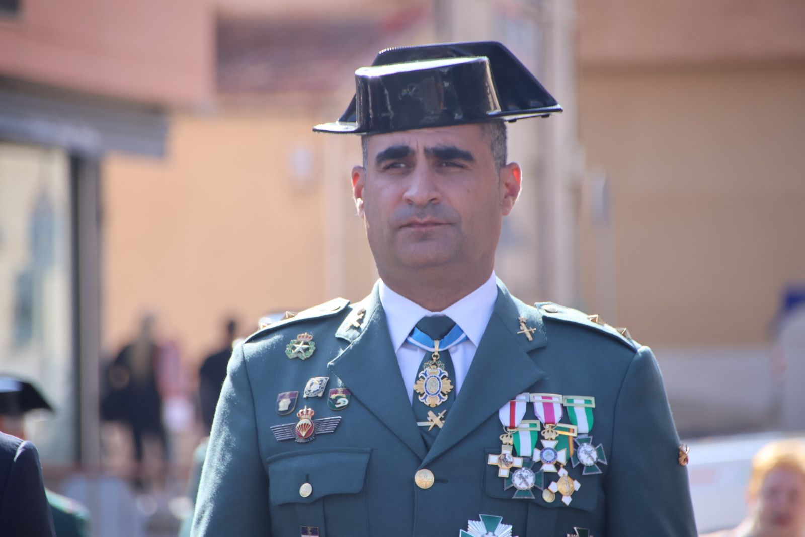 Inauguración glorieta a la Guardia Civil en Villares de la Reina