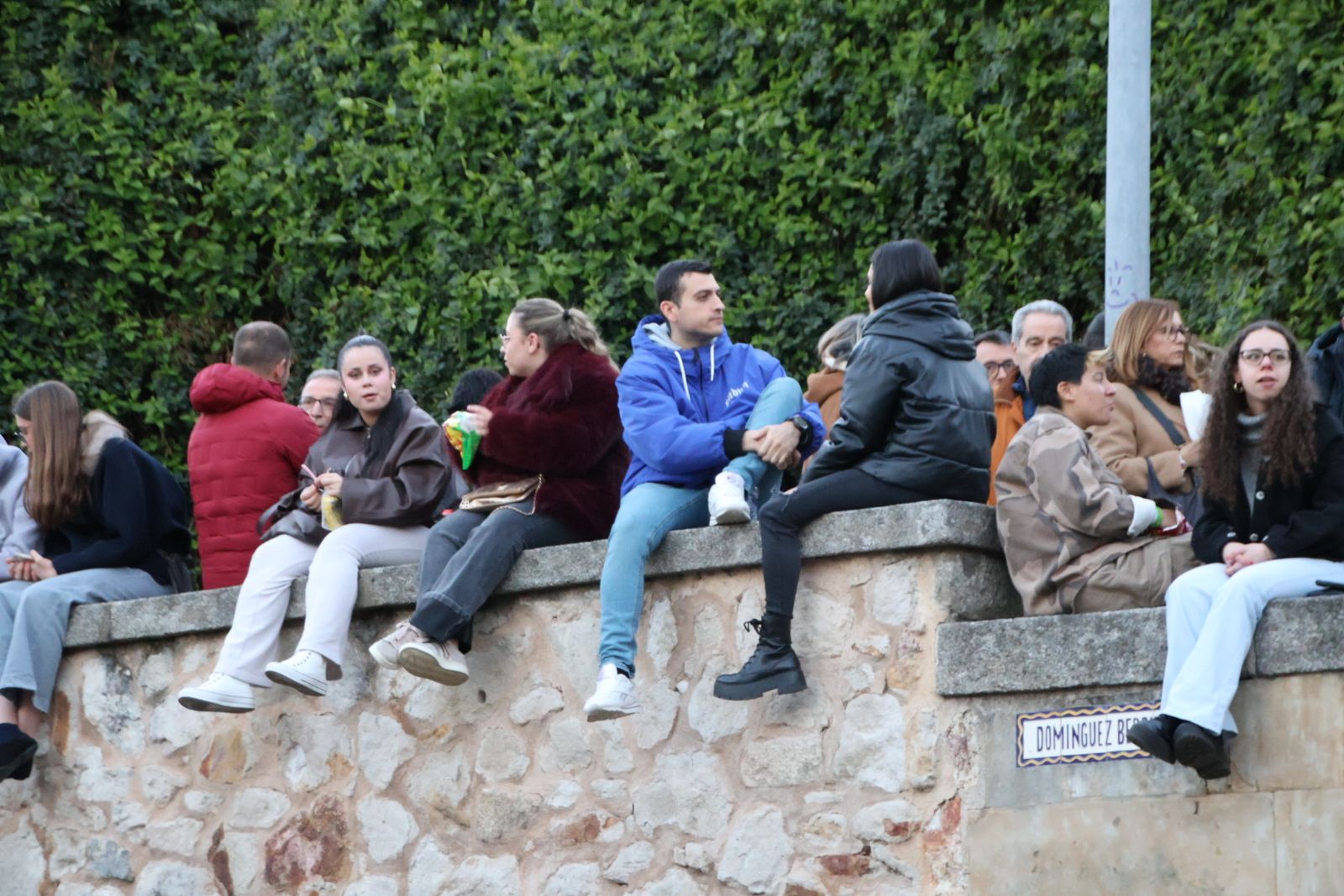 Así ha sido el ambiente en la procesión del Cristo de los Doctrinos y la Virgen de la Amargura
