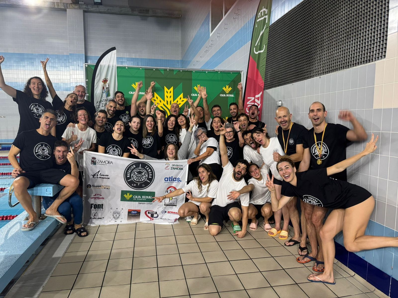 Equipo Máster del CD Natación Zamora