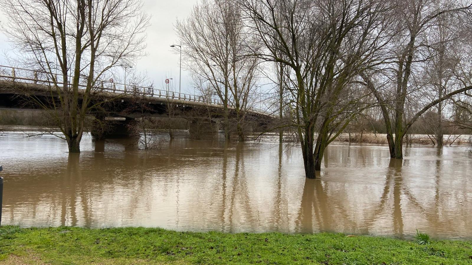 Desbordamiento río Tormes por Salamanca