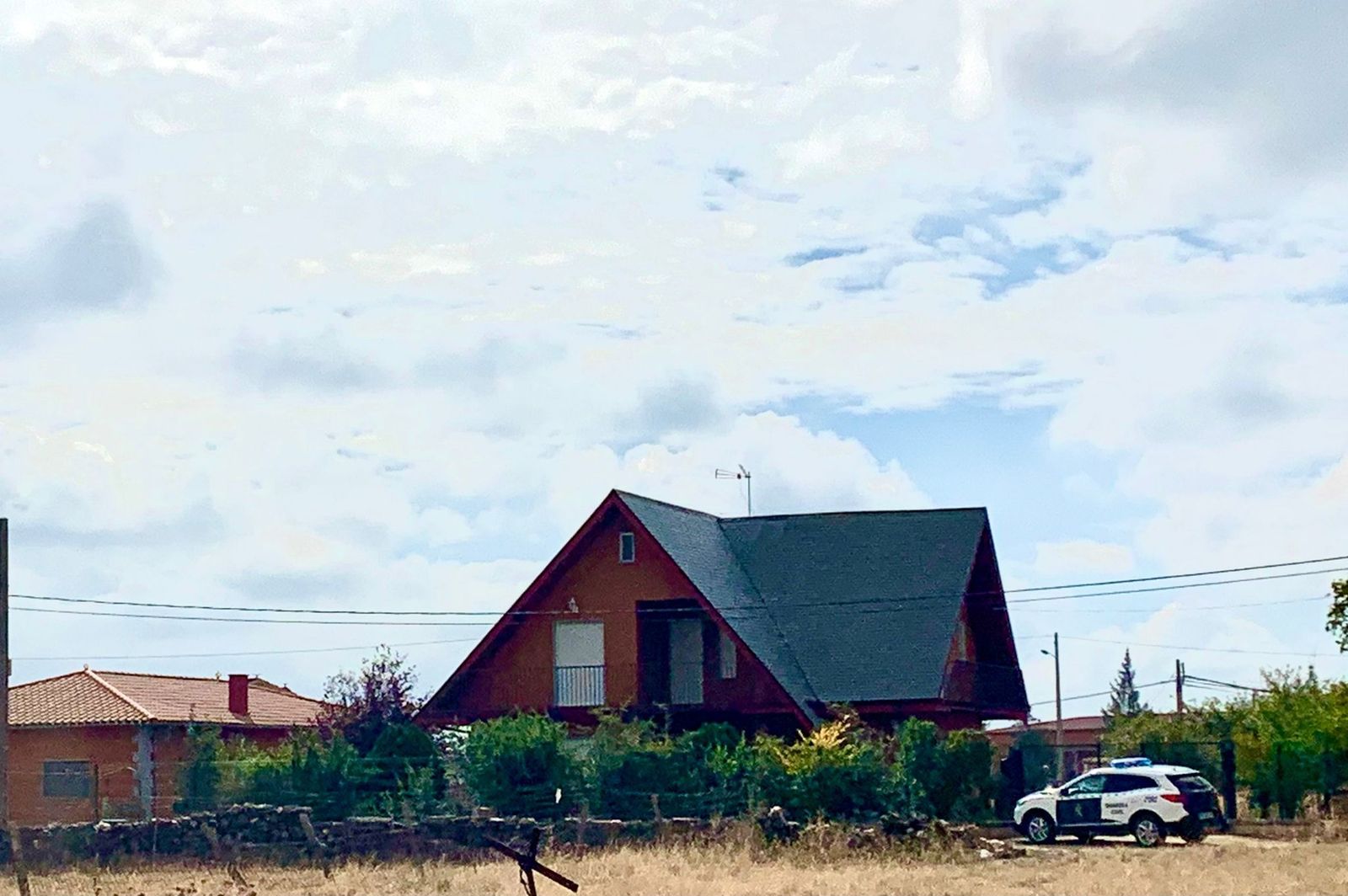 Imagen de la Guardia Civil en el lugar de los hechos