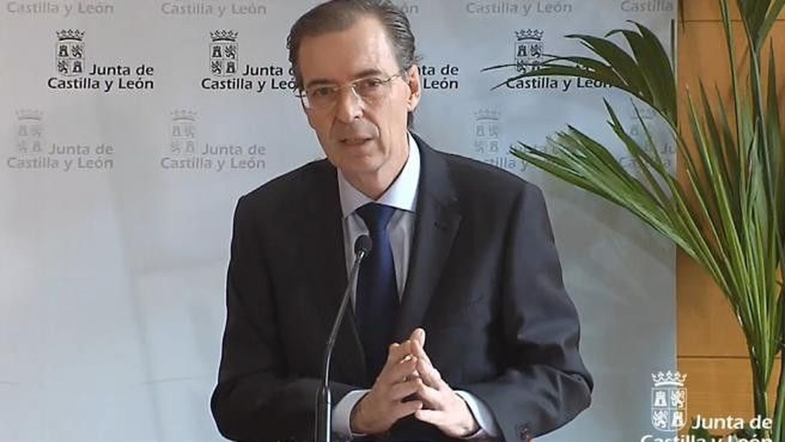 Captura de la comparecencia telemarica de german barrios en la rueda de prensa sobre el covid 19