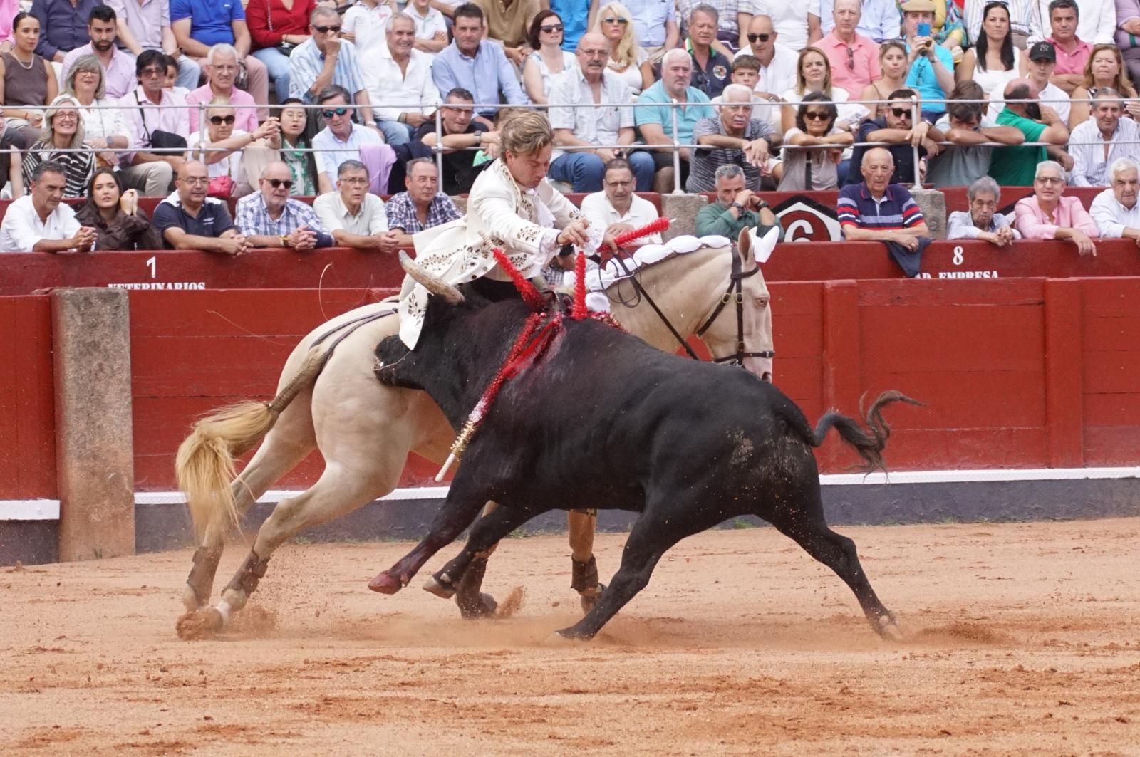 Exhibición de rejoneo en La Glorieta a cargo de Diego Ventura, Rui Fernandes y Sergio Galán