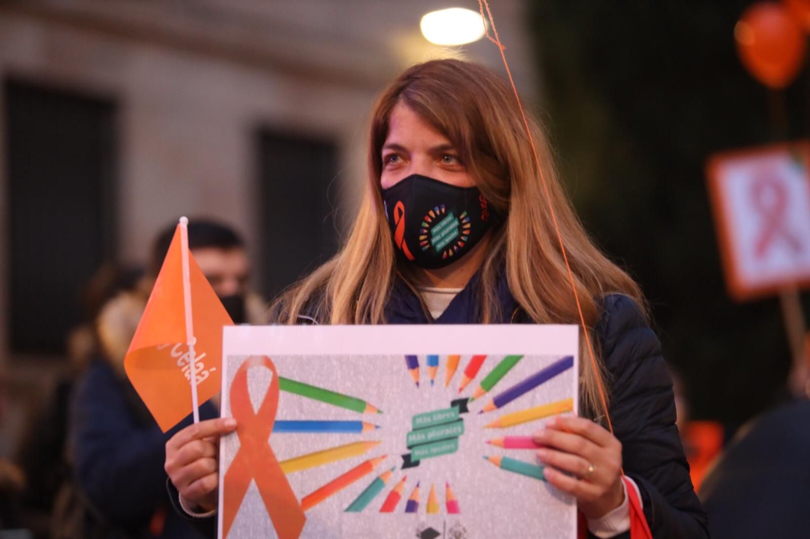 Imagen de archivo de una concentración contra la Ley Celaá en Salamanca