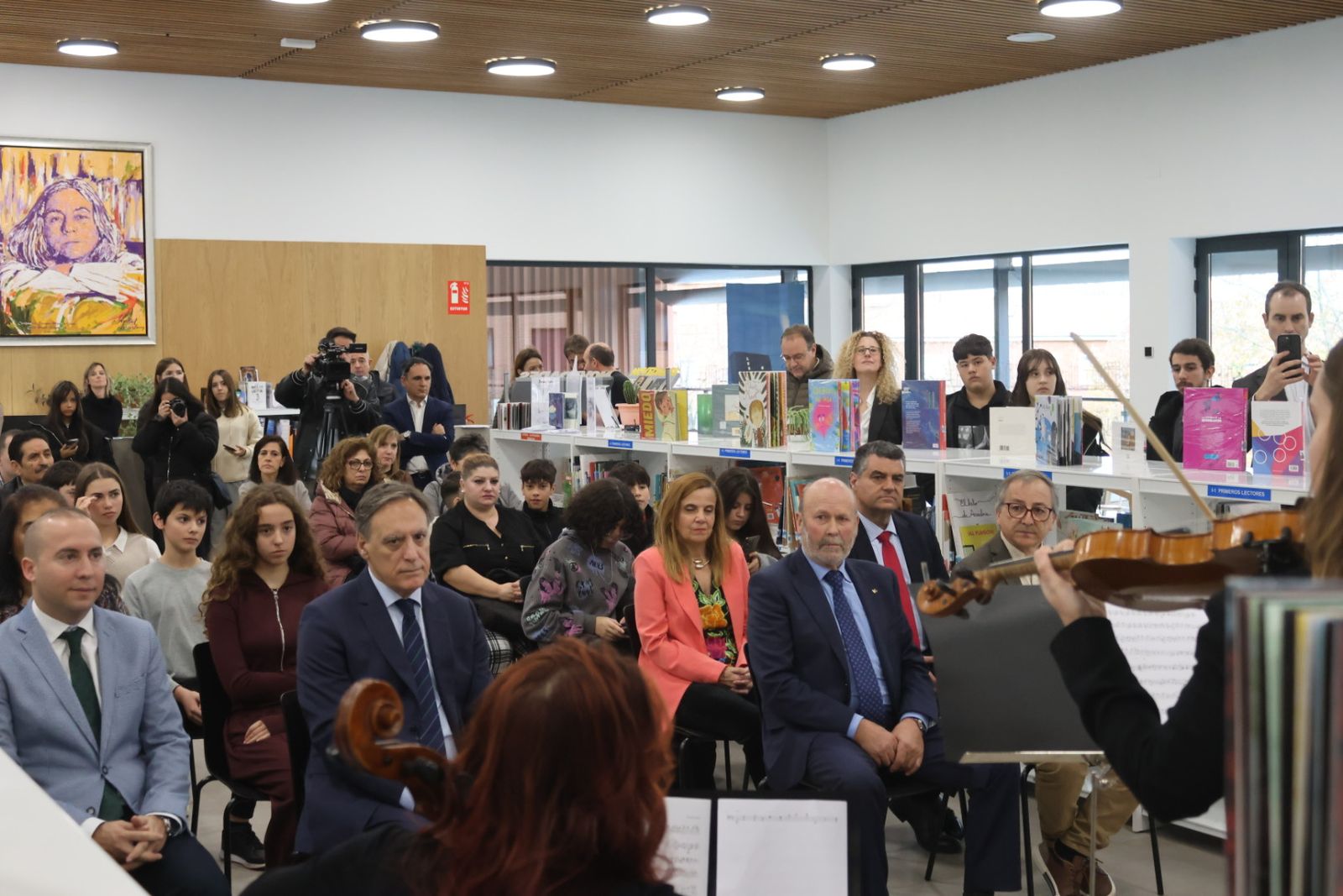 Primer aniversario de la biblioteca municipal Carmen Martín Gaite
