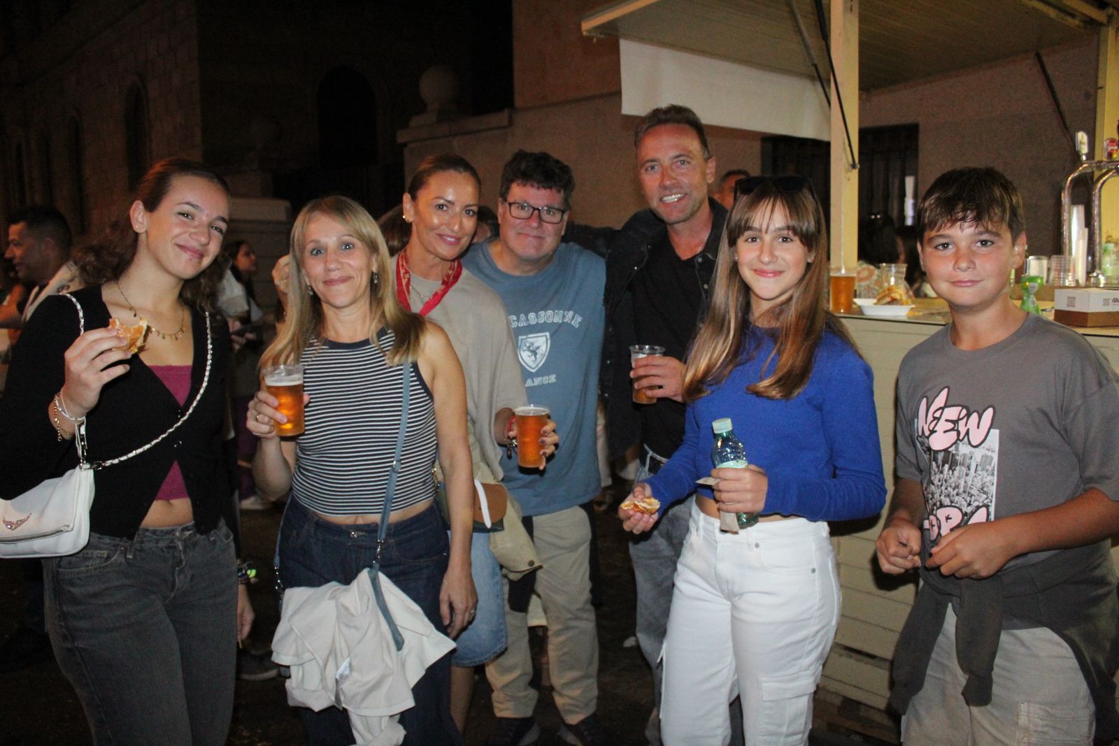 Ambiente en la Feria de Día en la tarde de este jueves