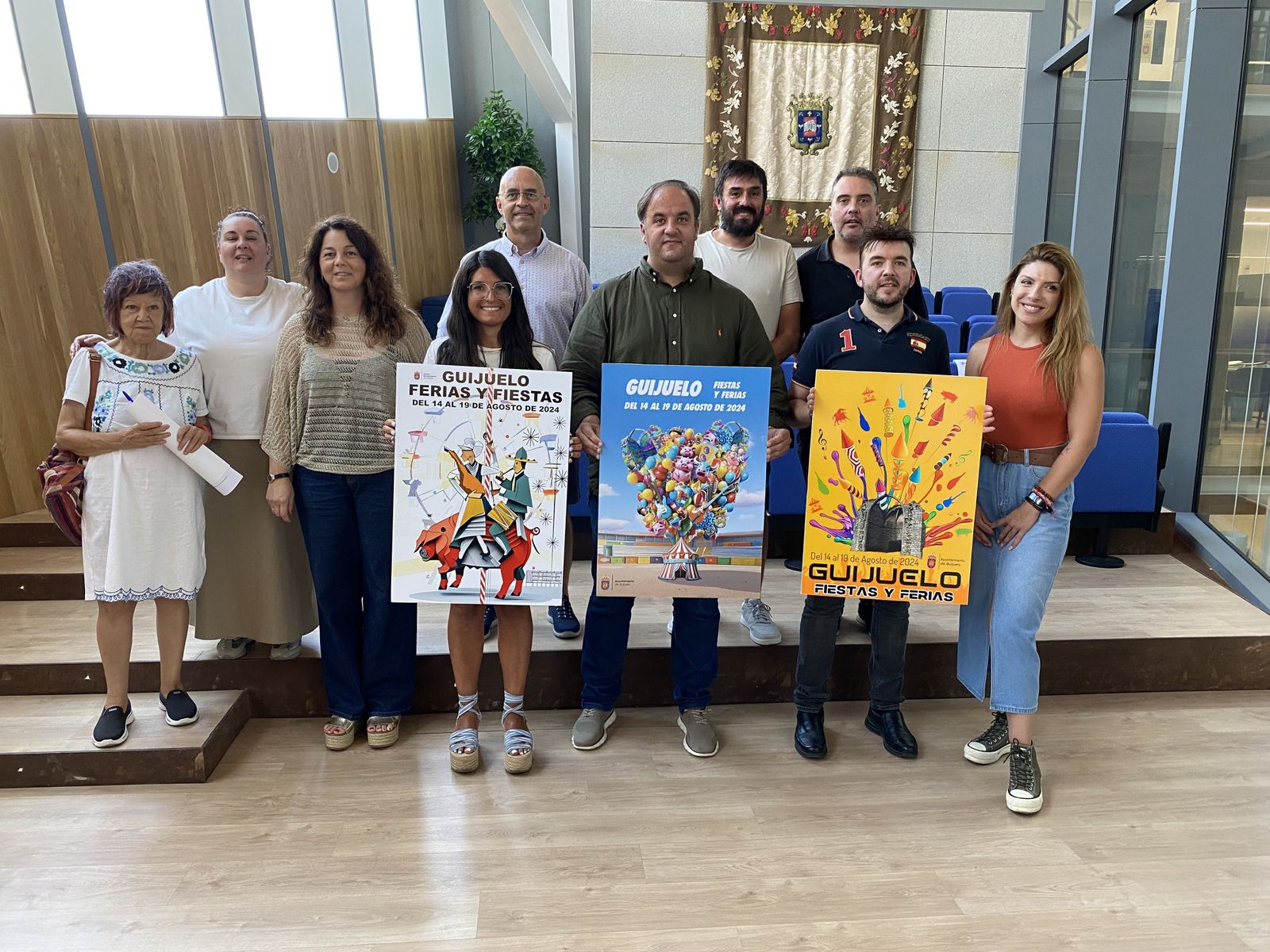 El jurado del concurso del cartel anunciador Fiestas Guijuelo 2024