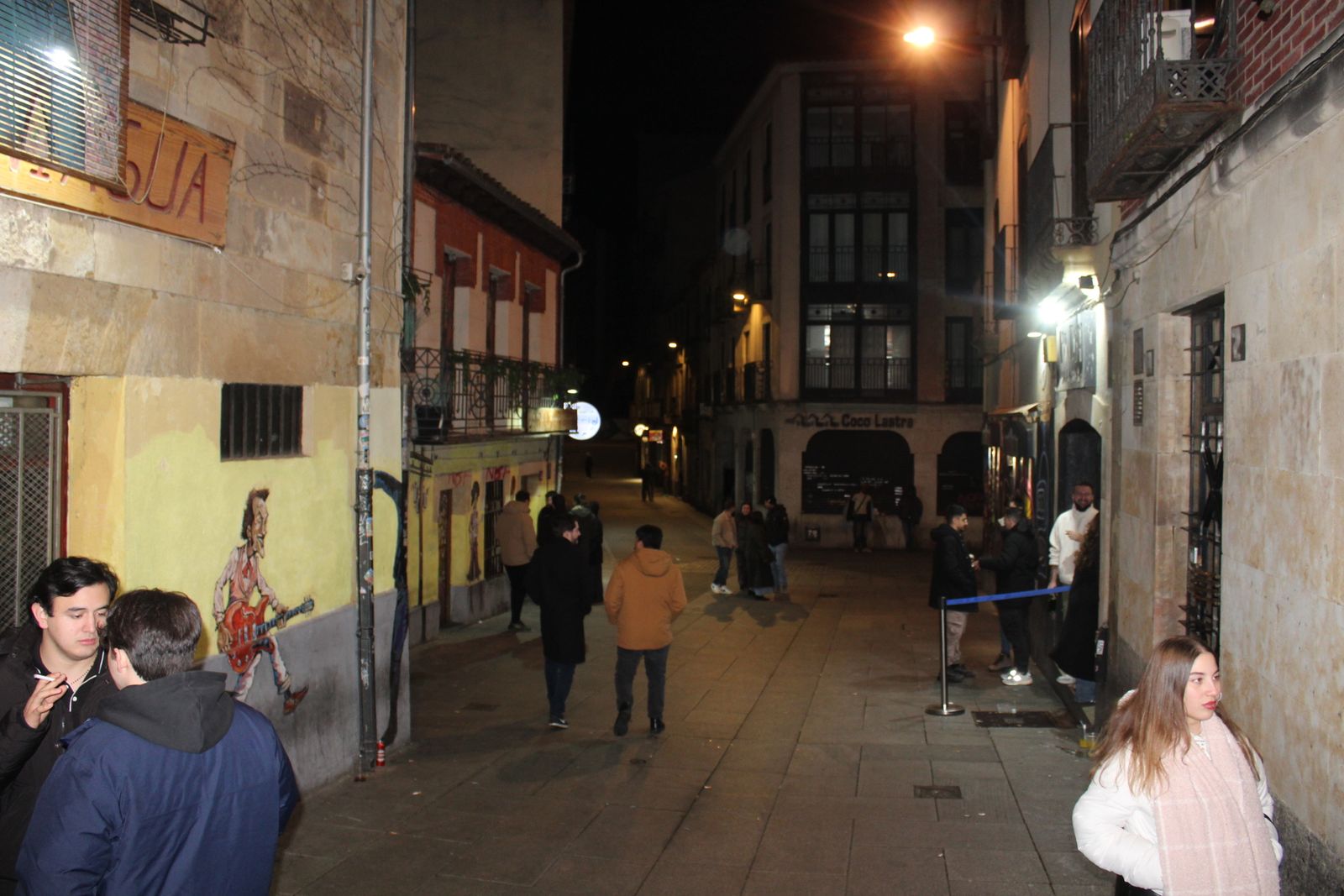 Salamanca de noche, viernes 9 de enero