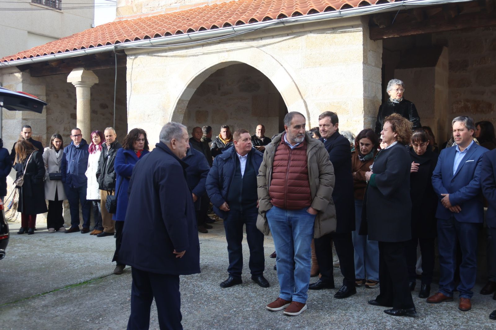 Funeral del empresario Silvestre Sánchez Sierra en Aldearrodrigo