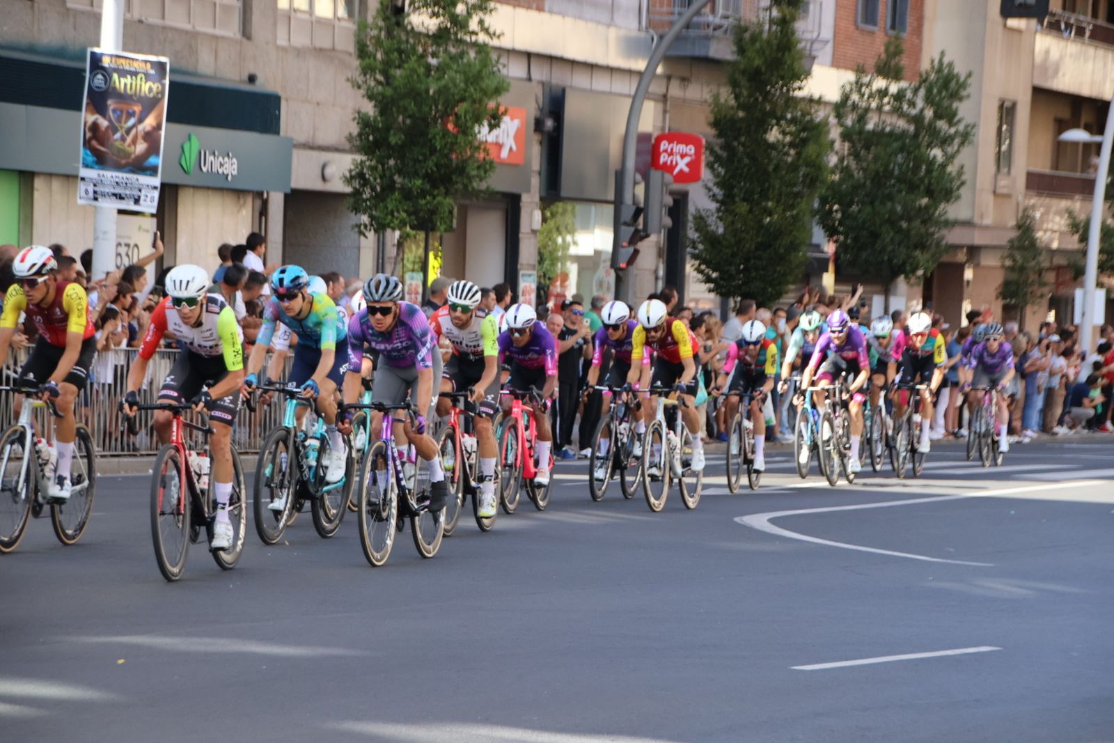 Vuelta ciclista a su paso por Salamanca