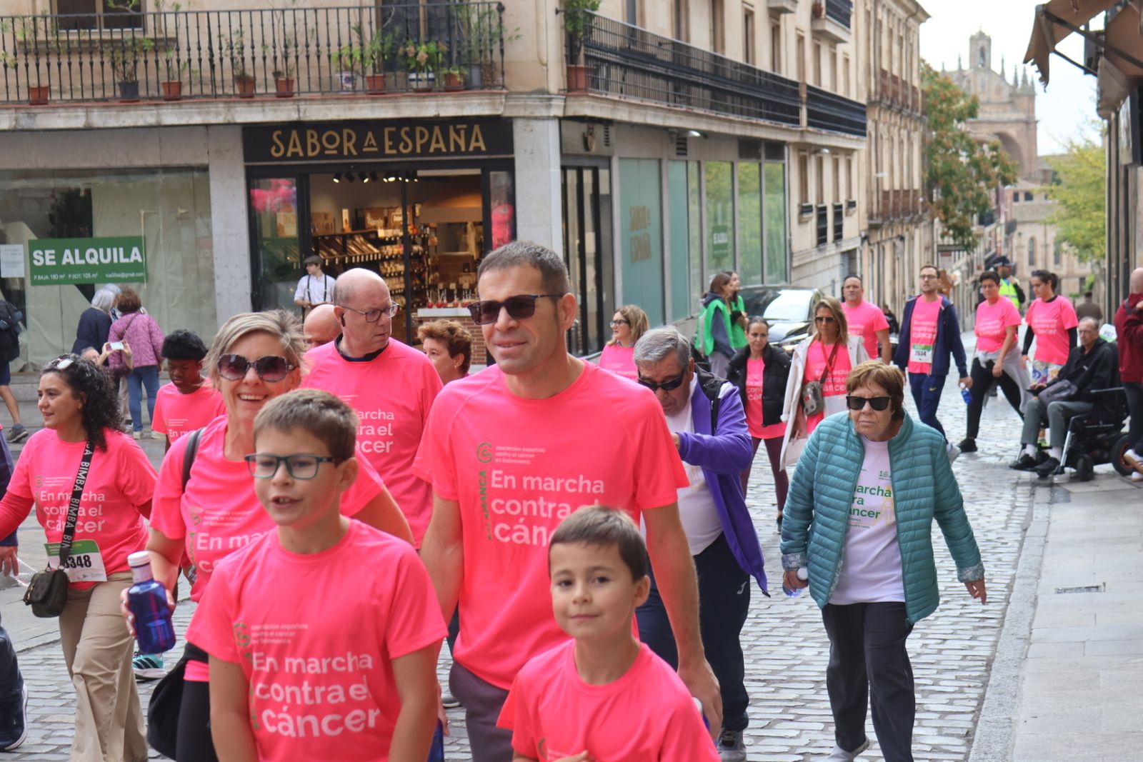 La marcha contra el cáncer vuelve a Salamanca un año más