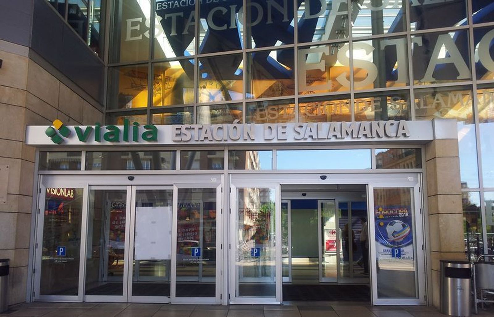 Acceso estación Salamanca