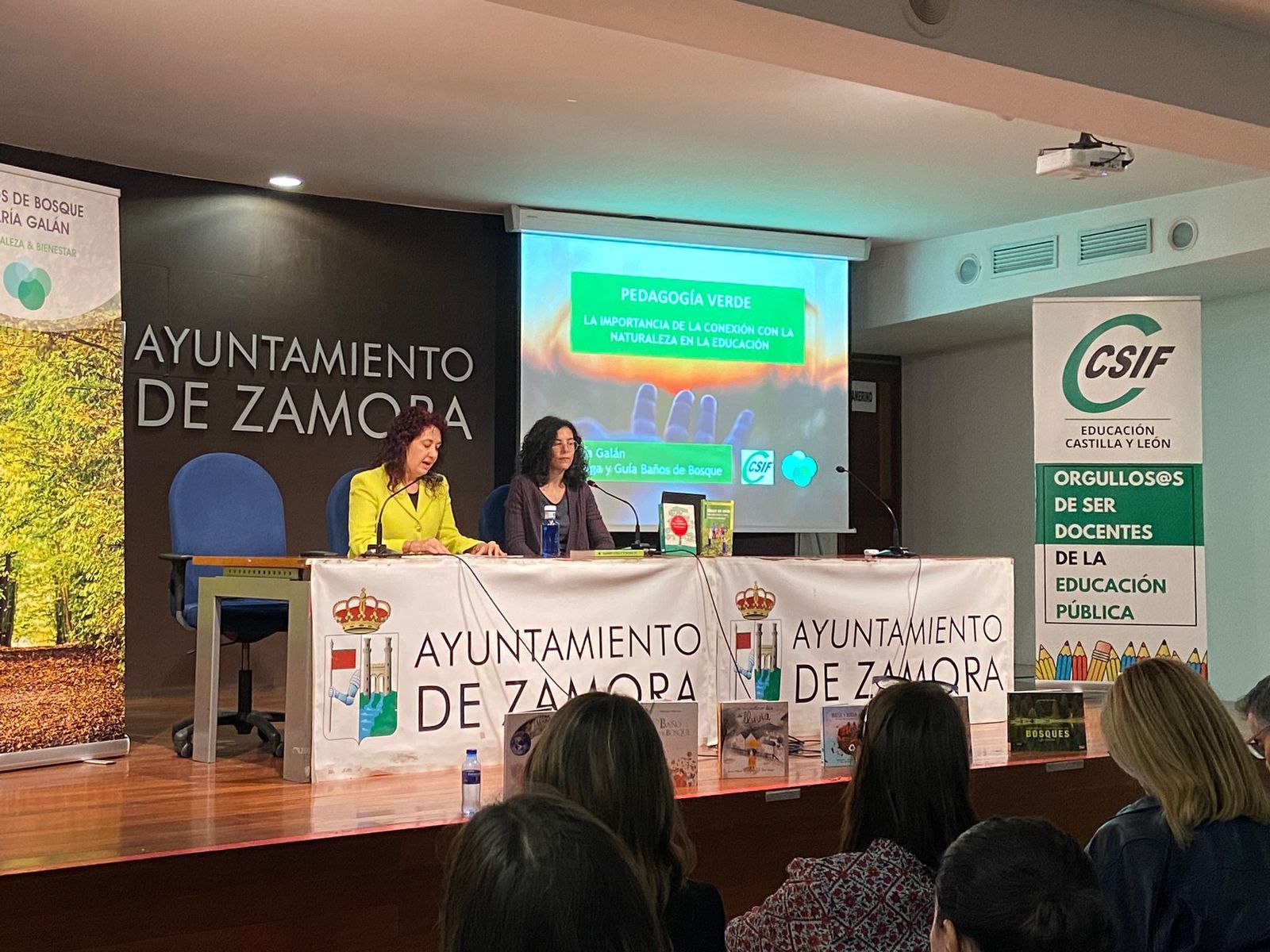 Conferencia 'Pedagogía verde' en la Alhóndiga