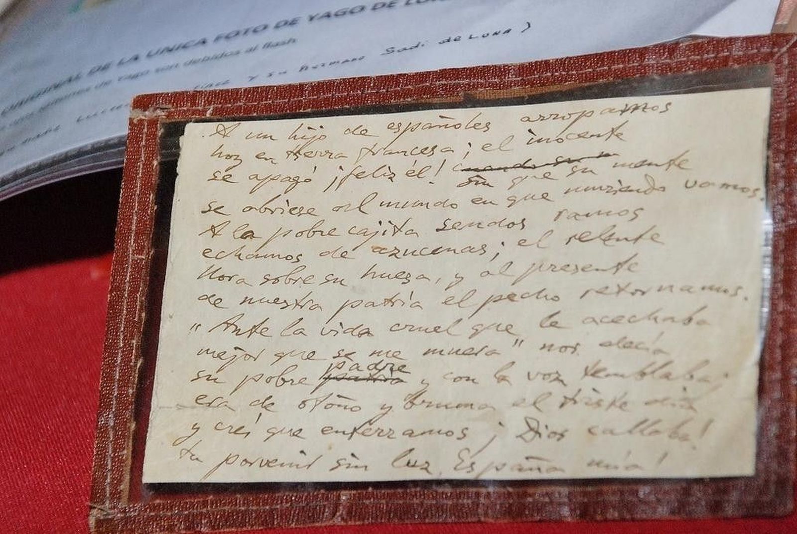 Manuscrito de Unamuno