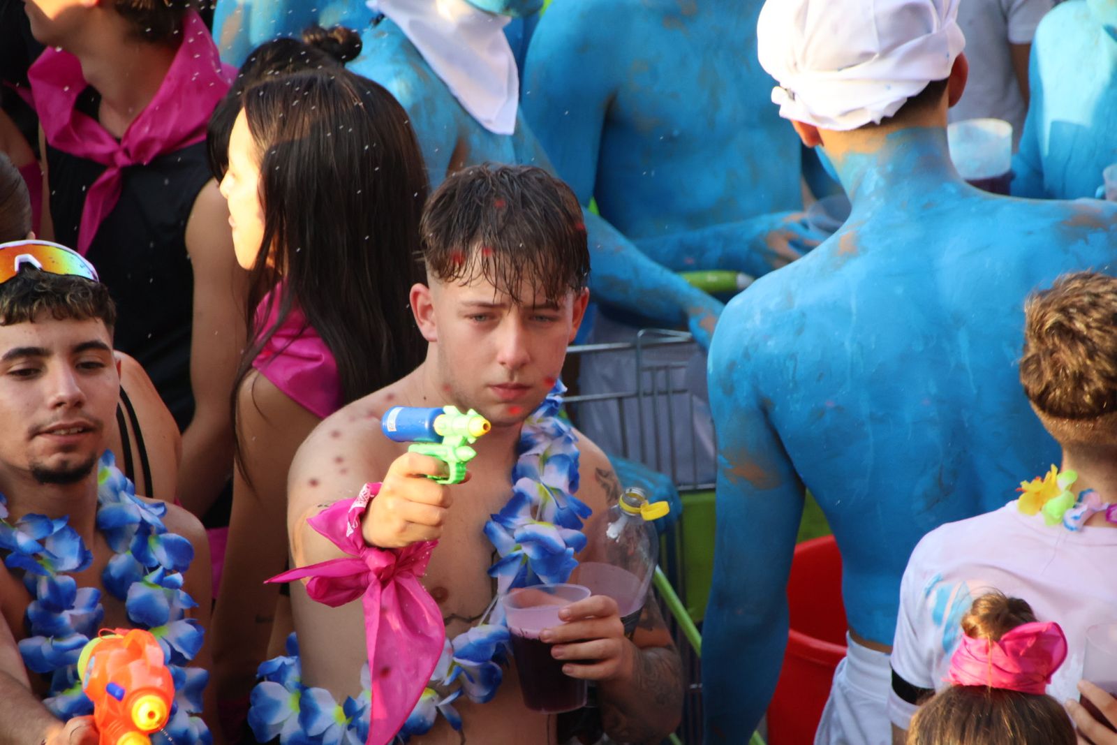 Chupinazo en Carbajosa con batucad