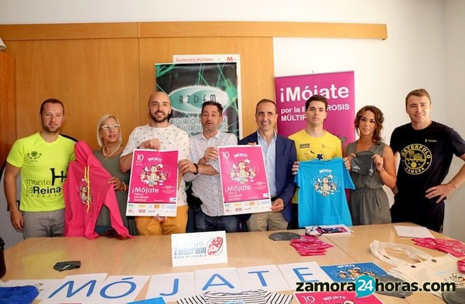 Zamora vuelve a mojarse por la Esclerosis Múltiple