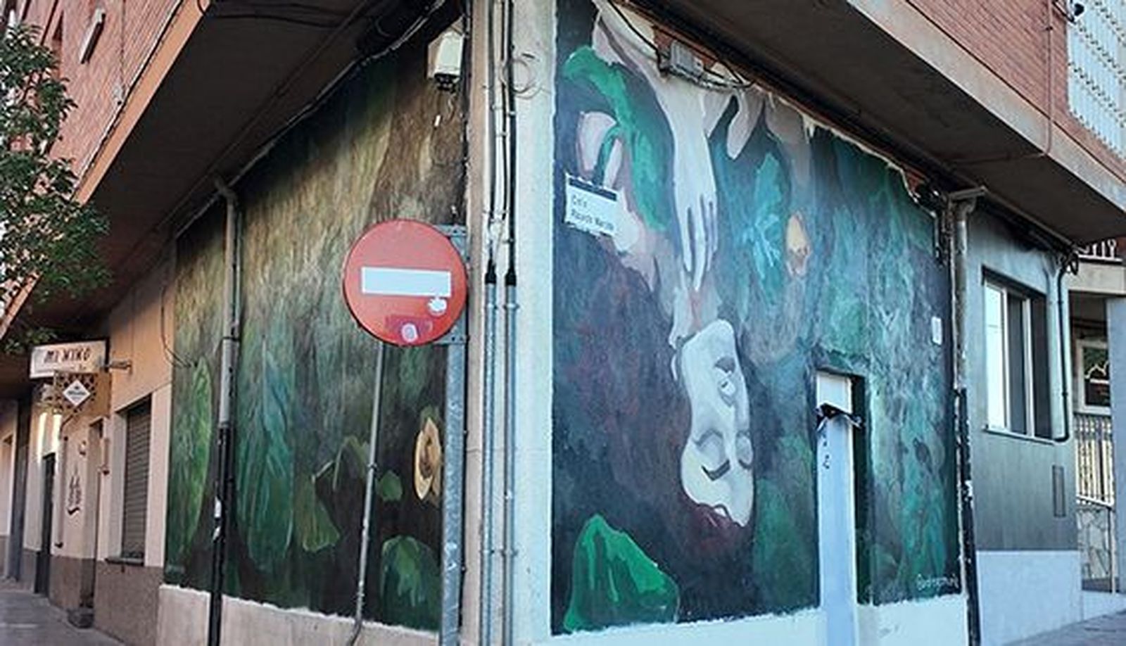 Pintura mural Ofelia (2)