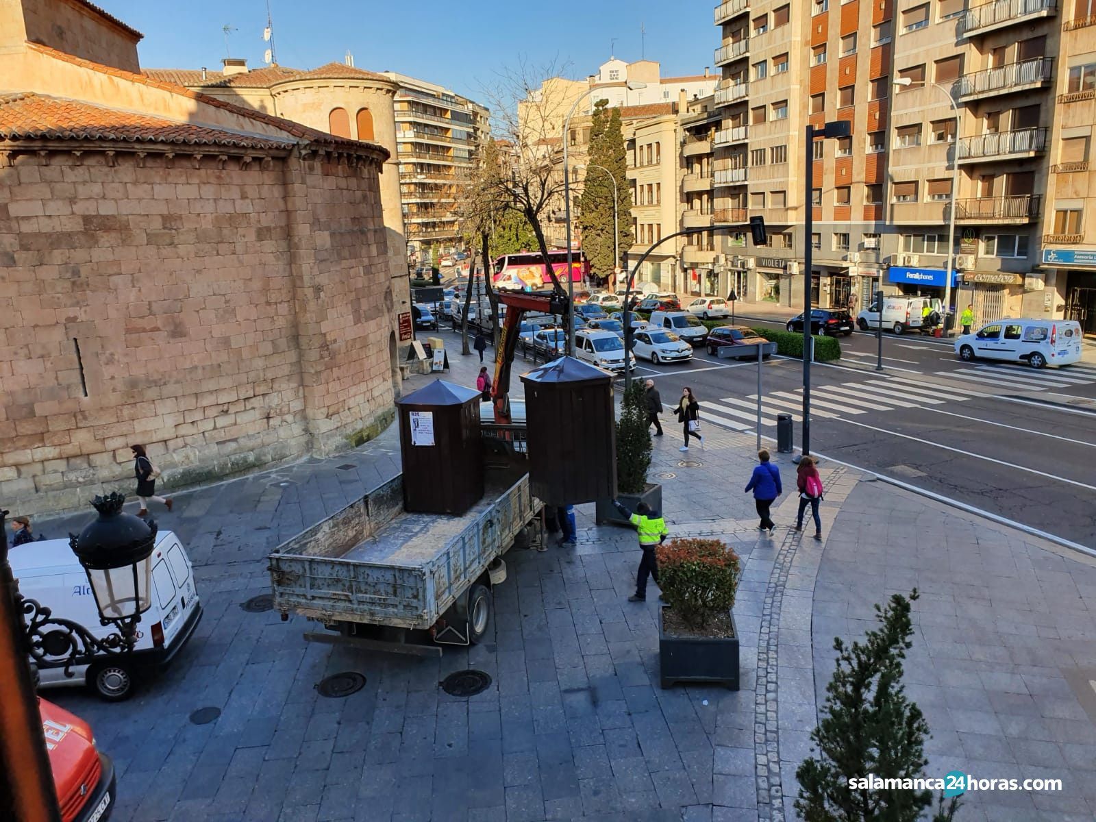 puestos de castañas