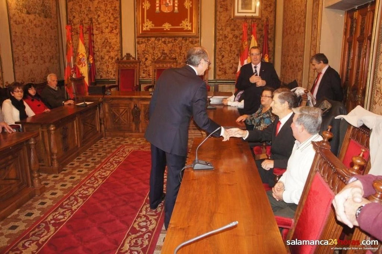 Homenaje a funcionarios de la Diputación jubilados