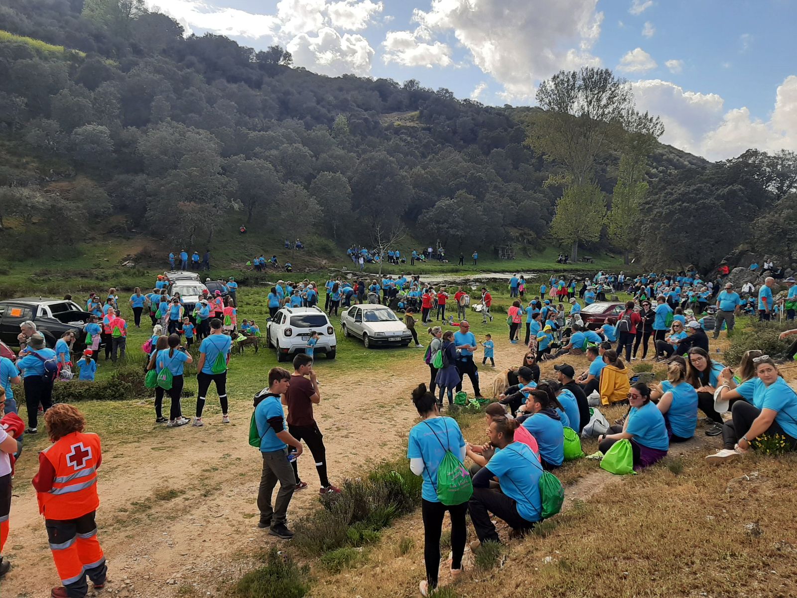 Caminata Lazos por la Vida 2023 a favor de la AECC de Zamora. Archivo.