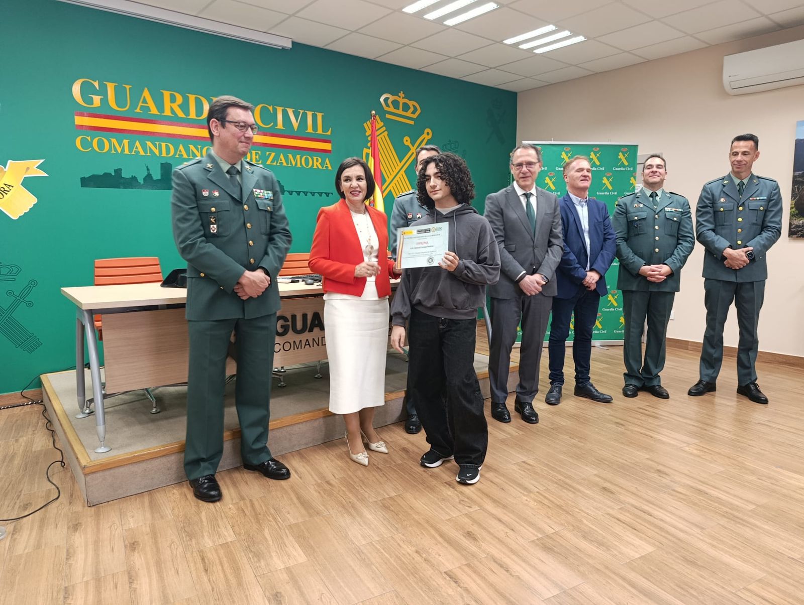 GALERÍA | Entrega de diplomas a los clasificados de Zamora en la Ciberliga de la Guardia Civil