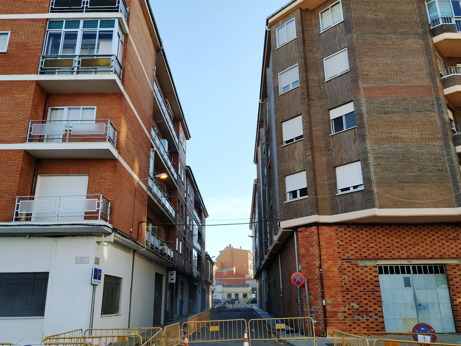 Farolas de Zamora encendidas