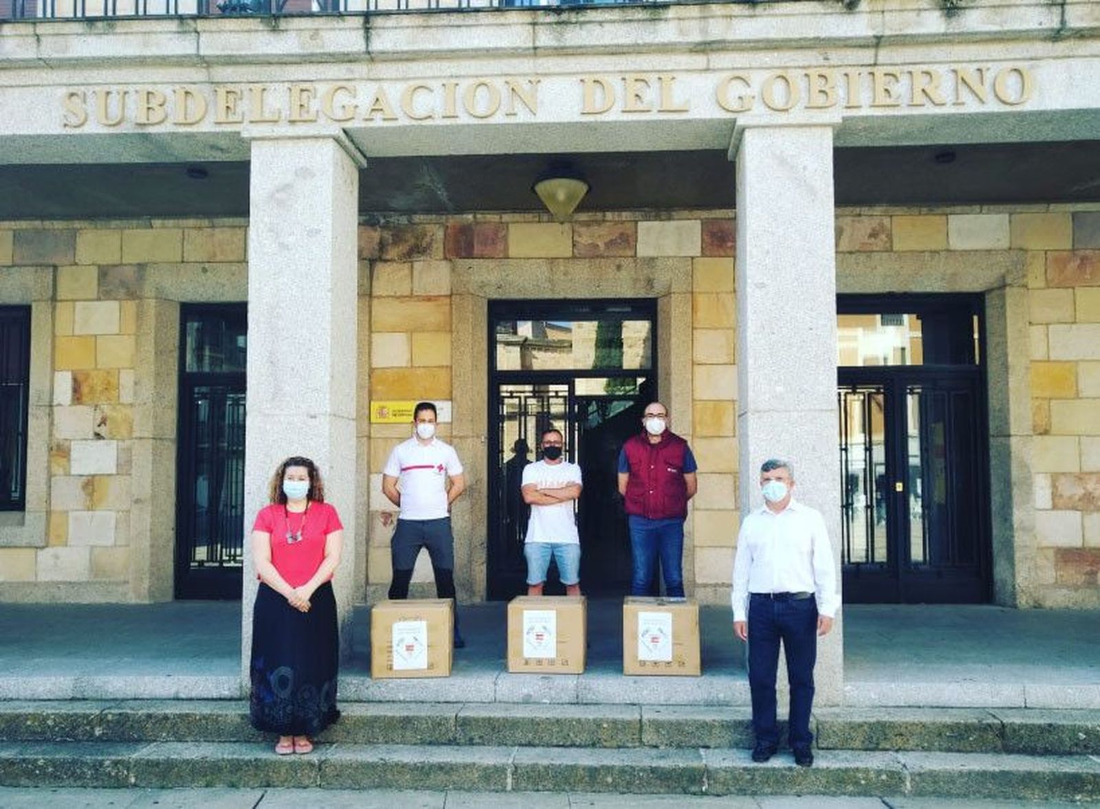 Mascarillas entrega subdelegacion