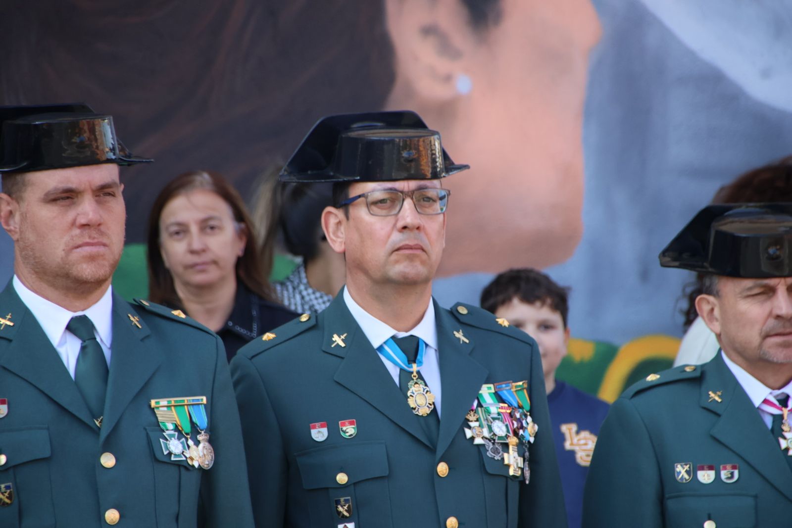 Inauguración glorieta a la Guardia Civil en Villares de la Reina