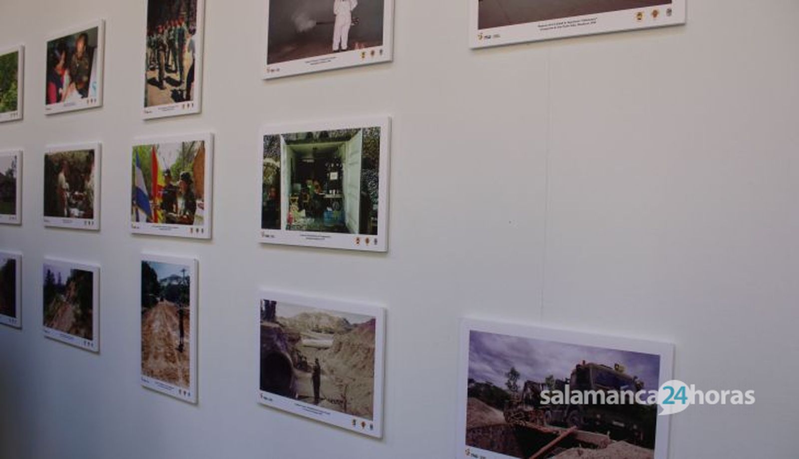 Exposición 25 años de la intervención por el Huracán Mitch de la Unidad de Ingenieros Salamanca 