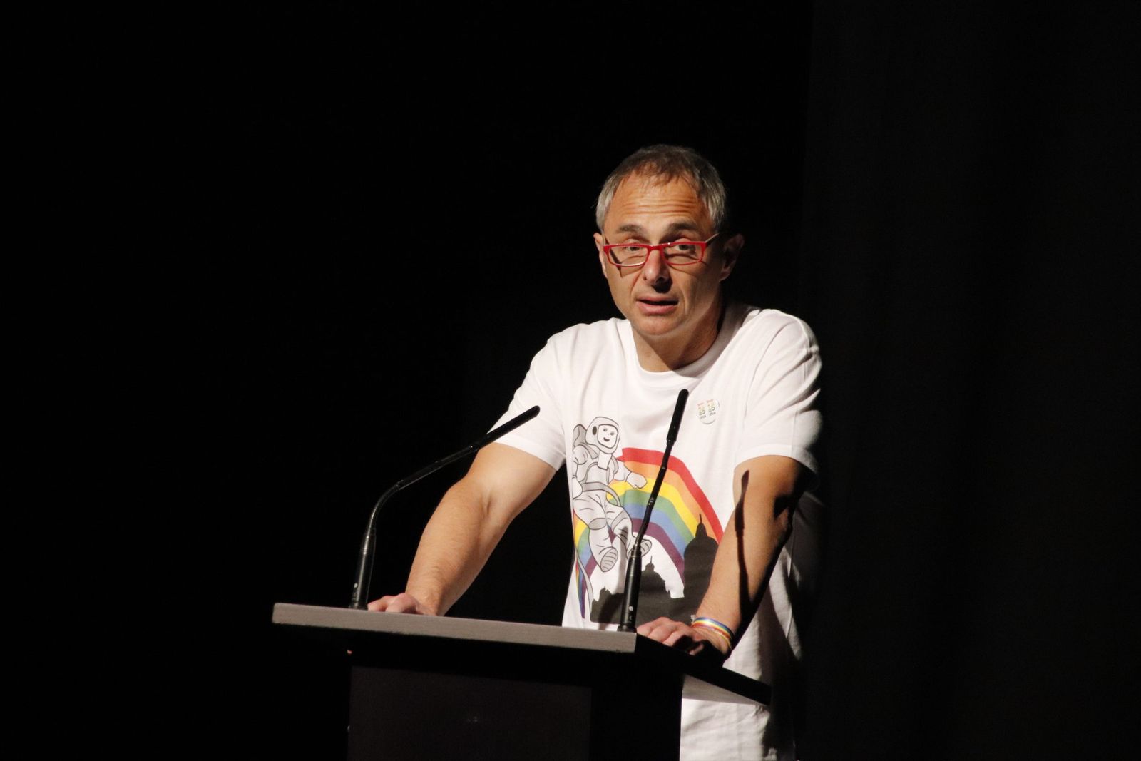 El rector de la Universidad de Salamanca, Ricardo Rivero, en la gala del 25º aniversario de Iguales USAL | Salamanca 24 Horas