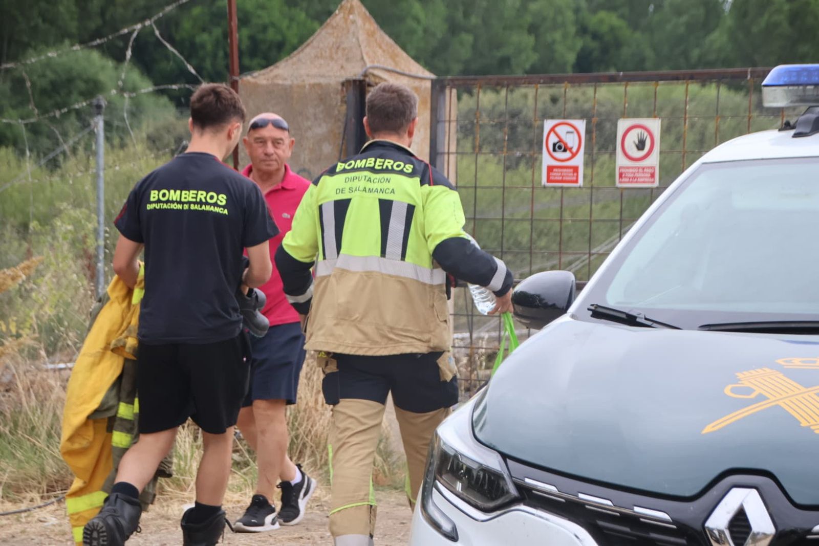 Operativo de búsqueda desplegado en Alba de Tormes para dar con el paradero del menor desaparecido en el río