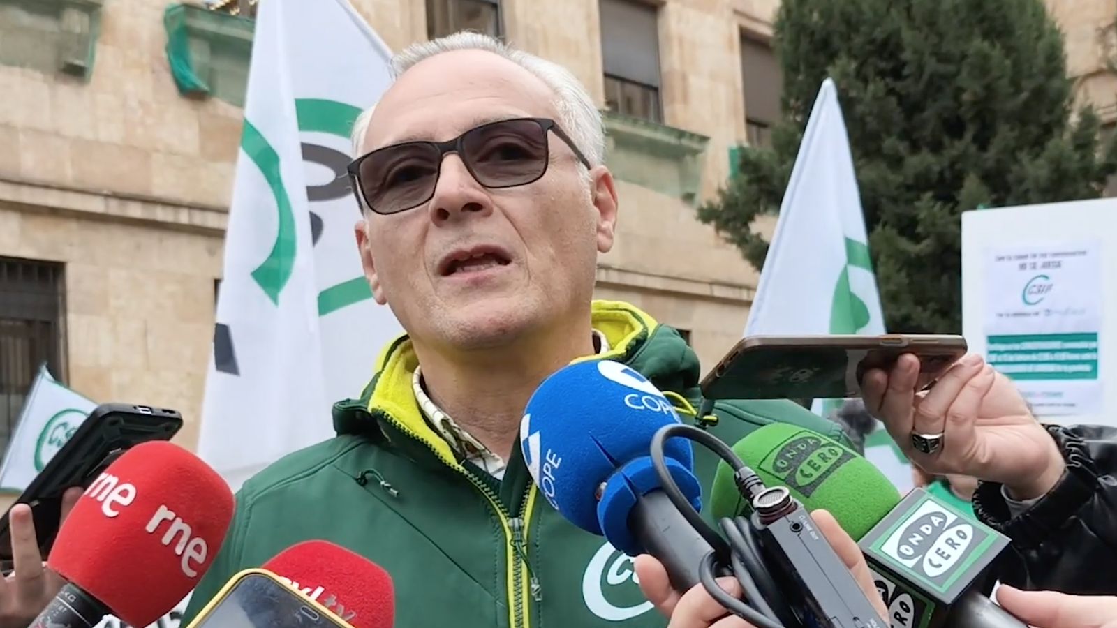 Federico Martín, presidente de CSIF Salamanca