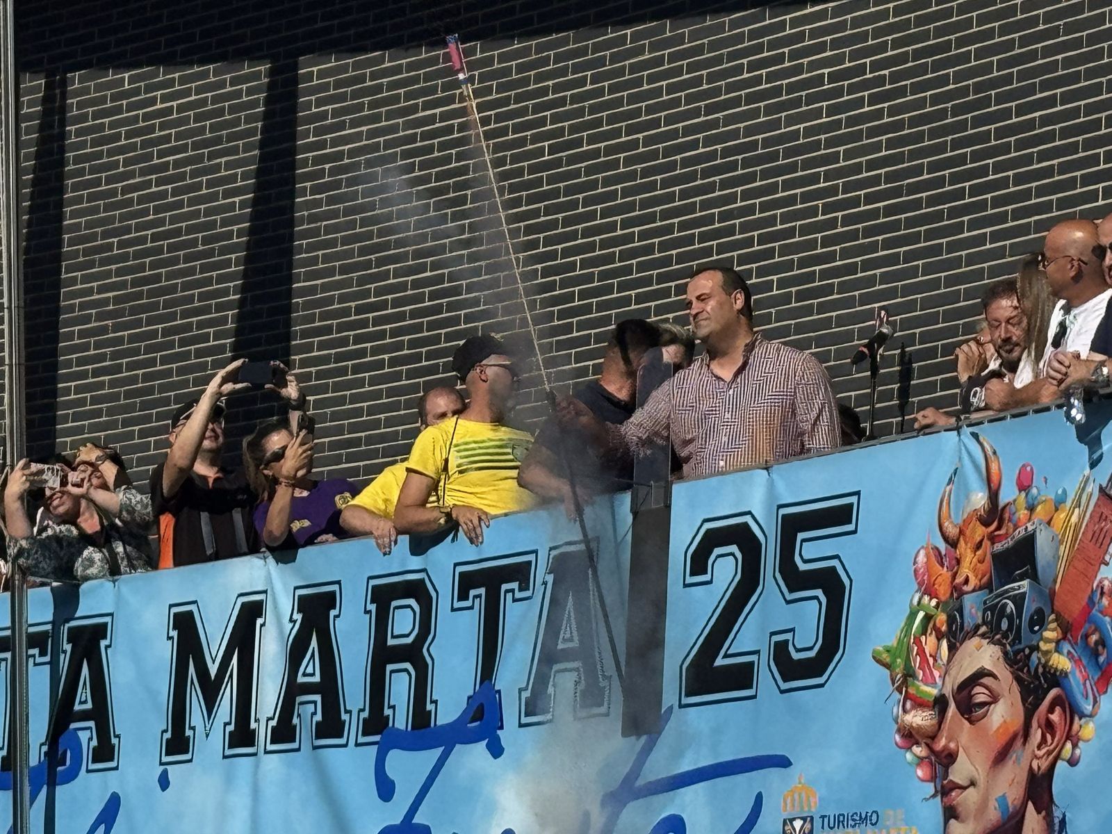 Chupinazo fiestas de Santa Marta del Tormes