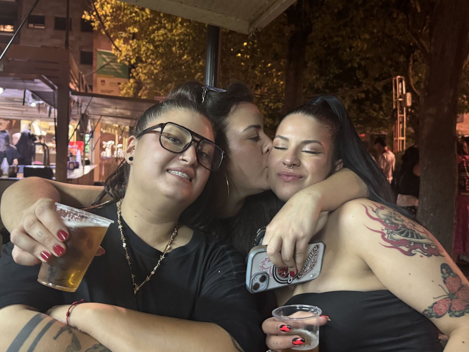 Ambiente en la Feria de Día en la tarde de este lunes