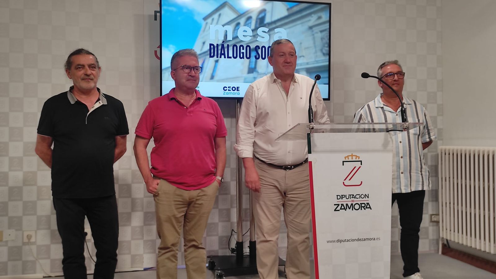 Reunión de la mesa del diálogo social.