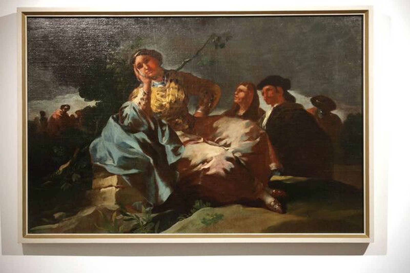 JL Leal  ICAL . Presentación de la obra 'La cita', de Goya, dentro de un proyecto del Museo del Prado y Telefónica