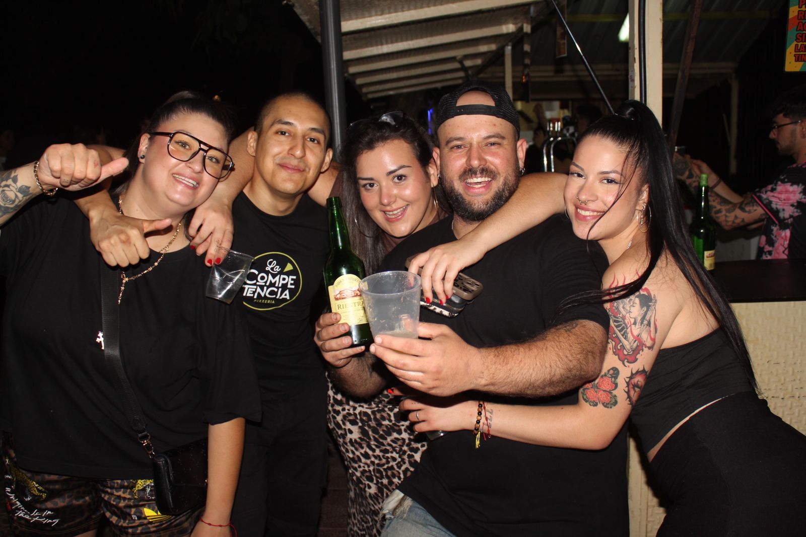 Ambiente en la Feria de Día en la tarde de este lunes