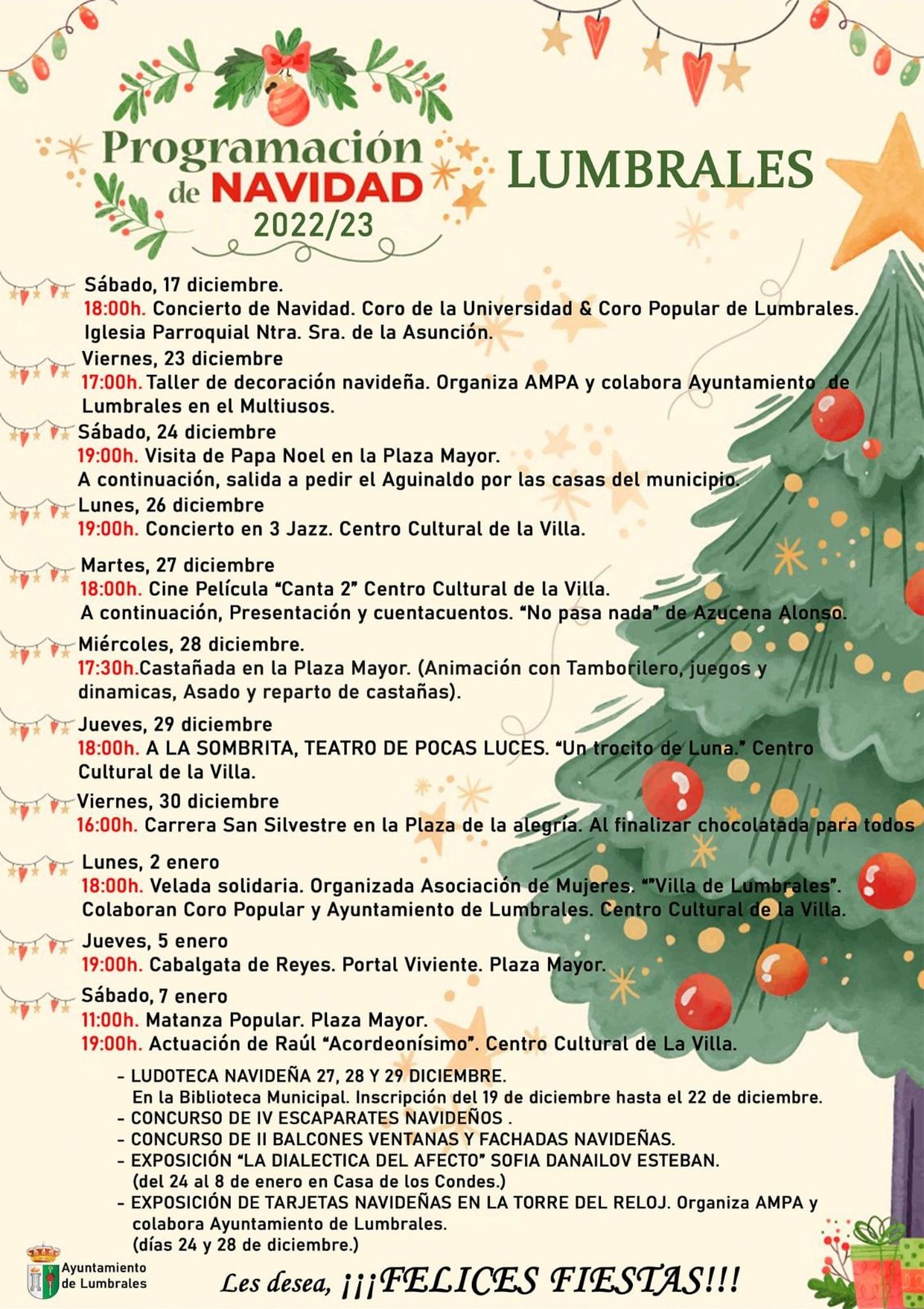 Programa Navideño de Lumbrales