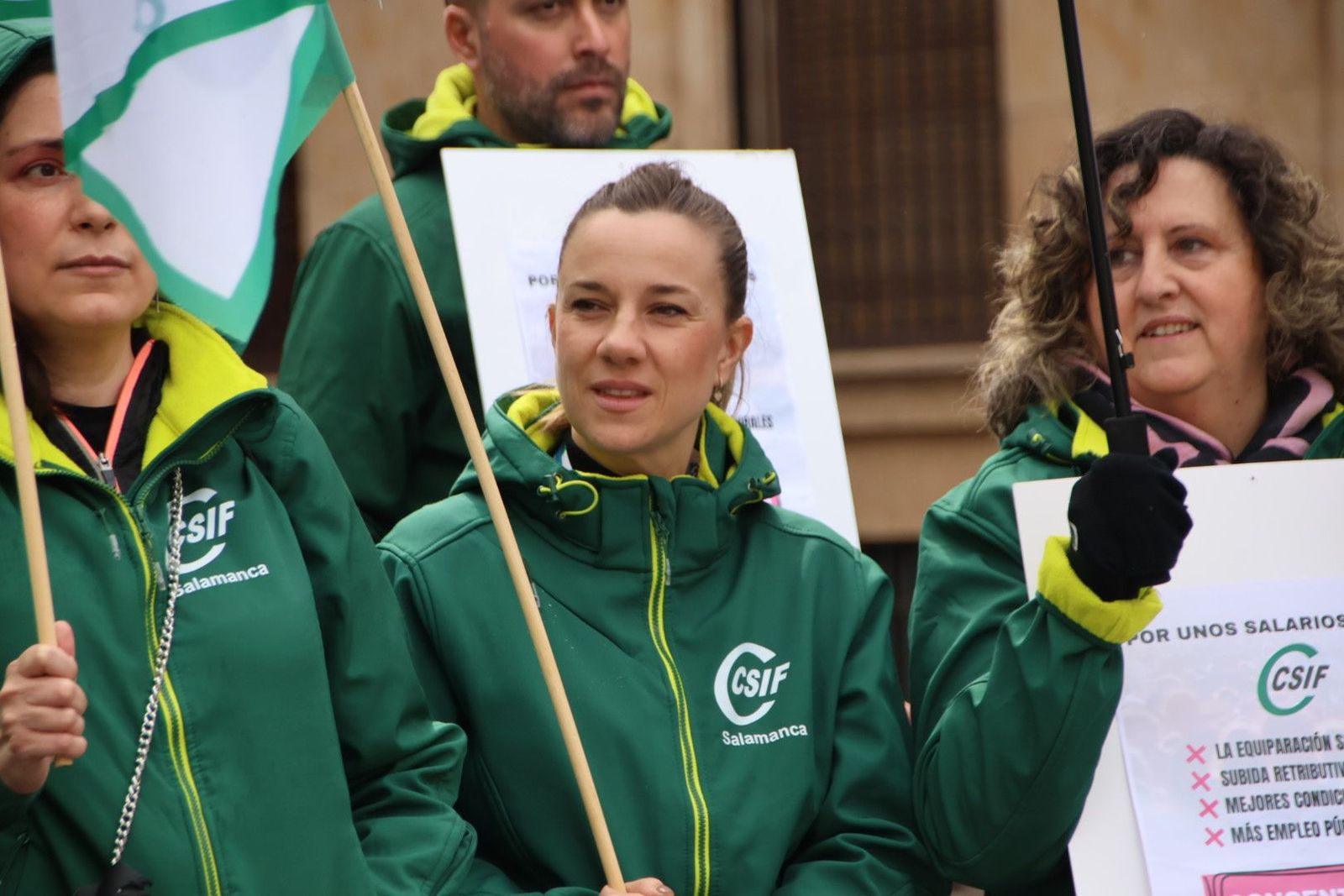 Concentración de CSIF frente a la Subdelegación de Salamanca
