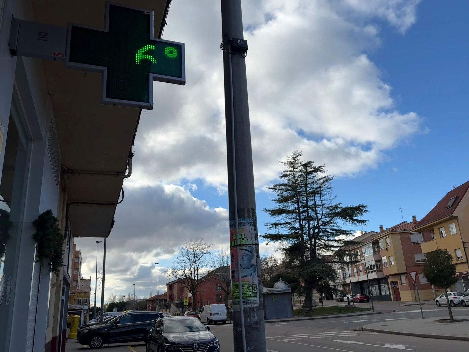 Imagen de un termómetro en la capital