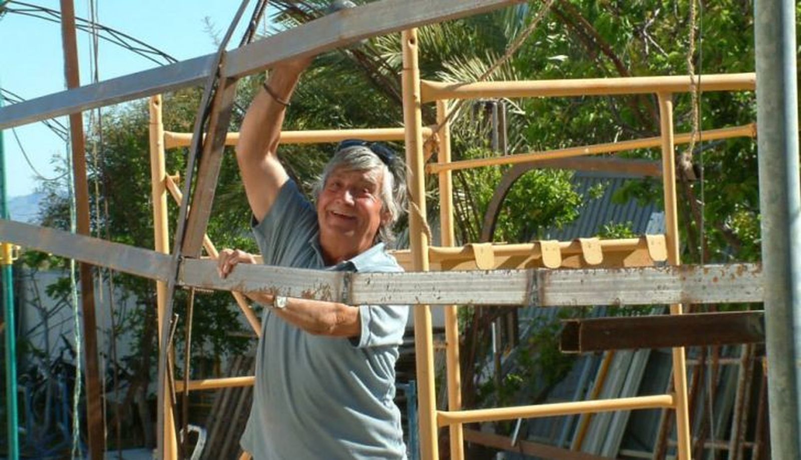 Imagen de los inicios del trabajo en la obra de la ballena