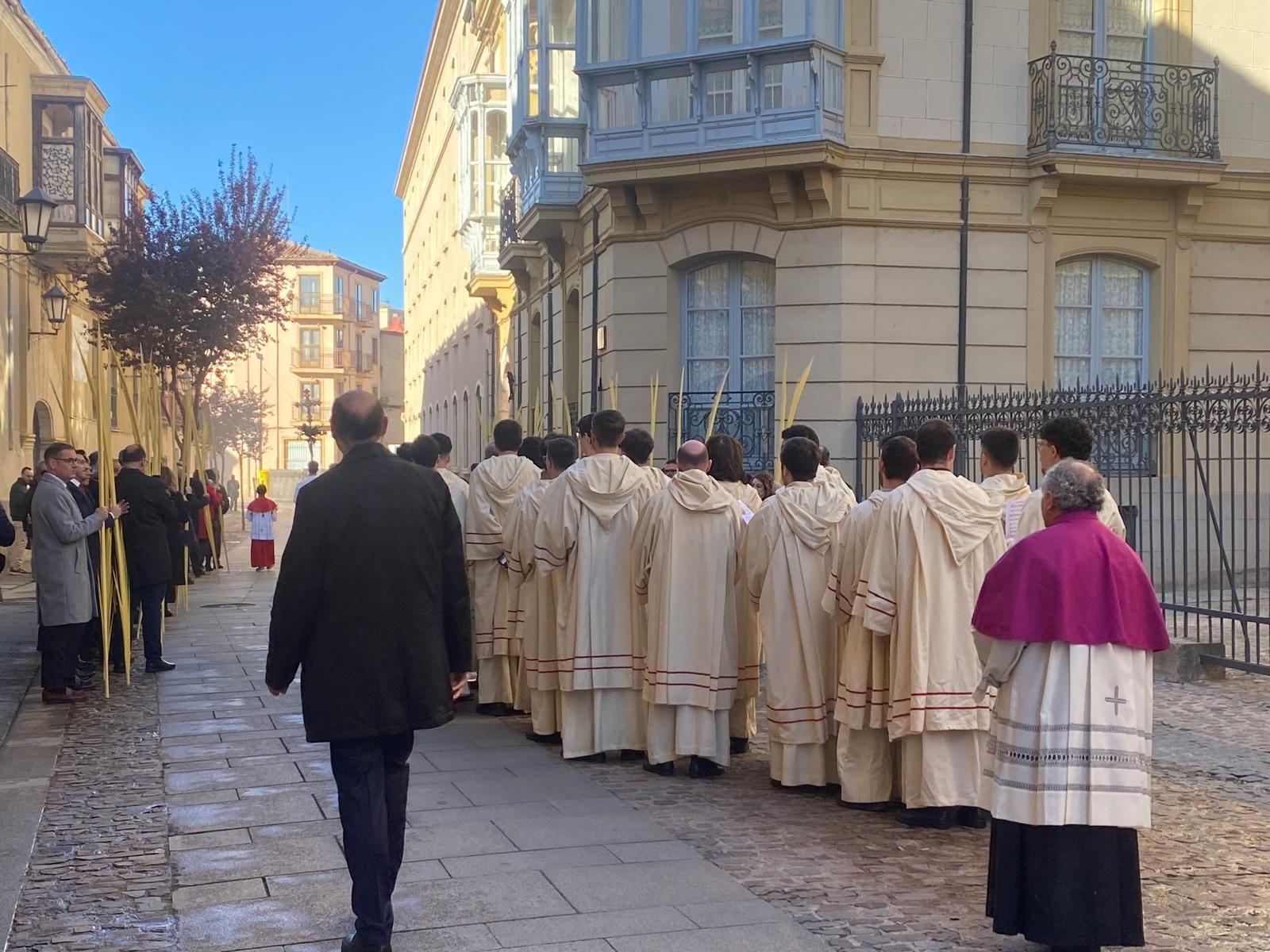 GALERÍA | Zamora celebra la bendición de palmas en este Domingo de Ramos