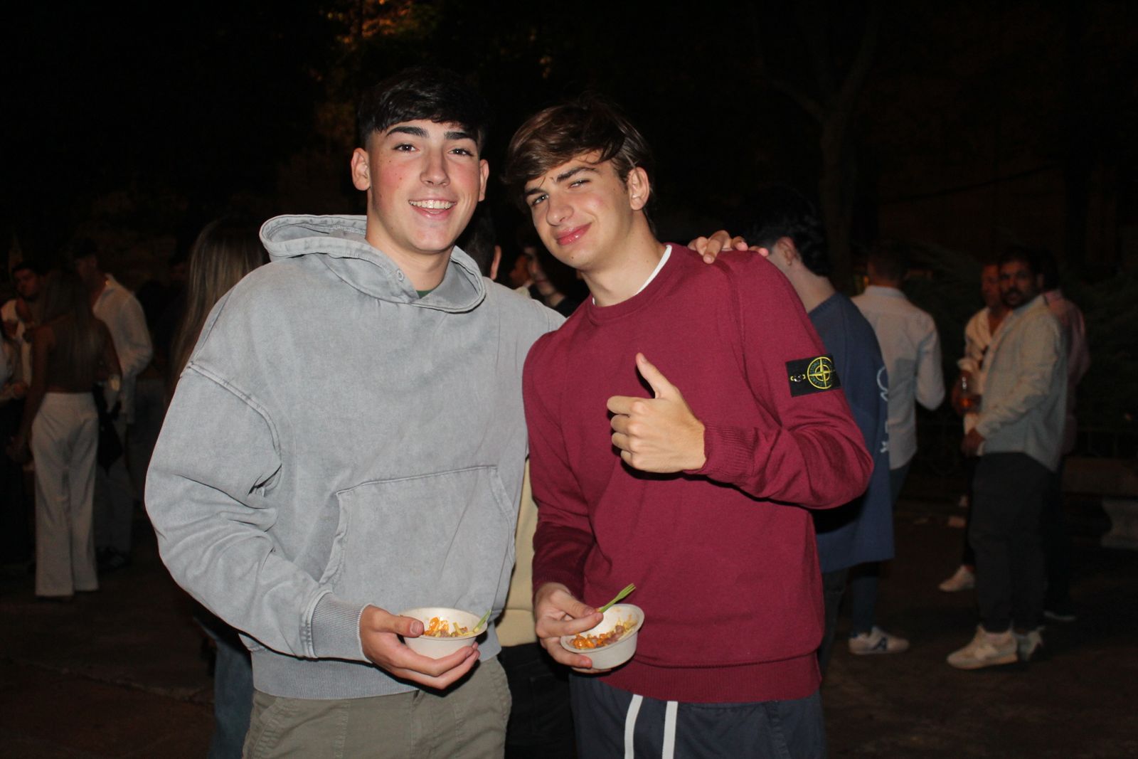 Ambiente en la Feria de Día en la tarde de este