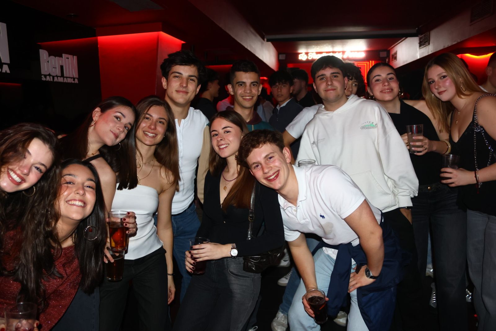 Salamanca de noche, viernes 20 de febrero