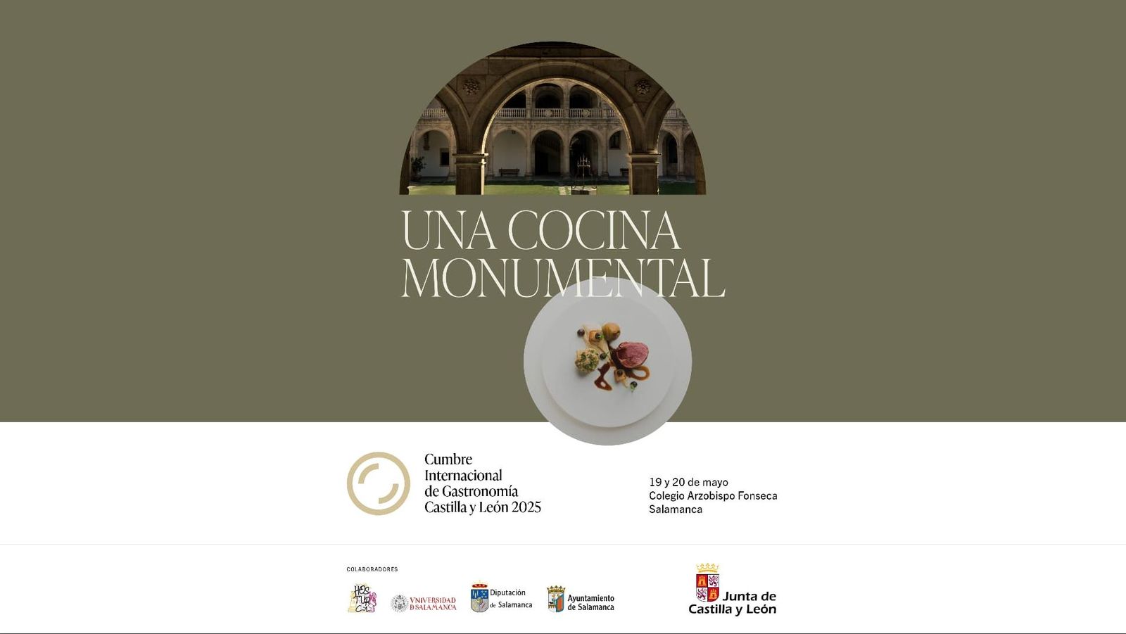 Cartel Cumbre Internacional de Gastronomía de Castilla y León 2025