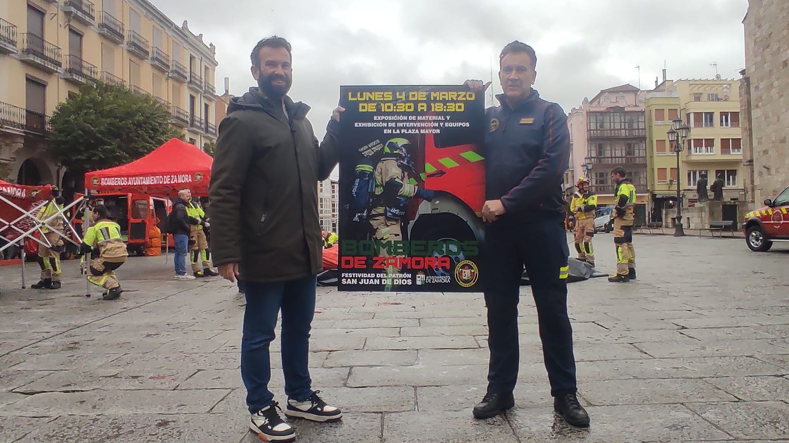 Zamora podrá conocer este lunes de primera mano el trabajo de los Bomberos con esta exposición.