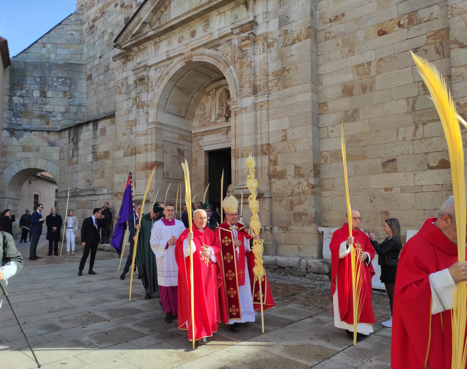 Procesión bendición de palmas