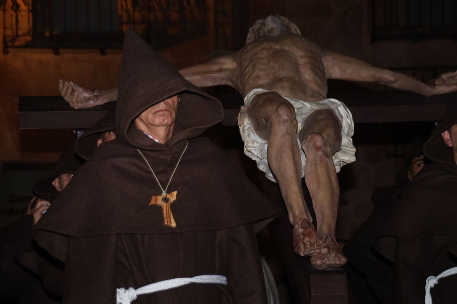 Procesión de la Hermandad Franciscana en el Sábado de Pasión, Semana Santa 2024