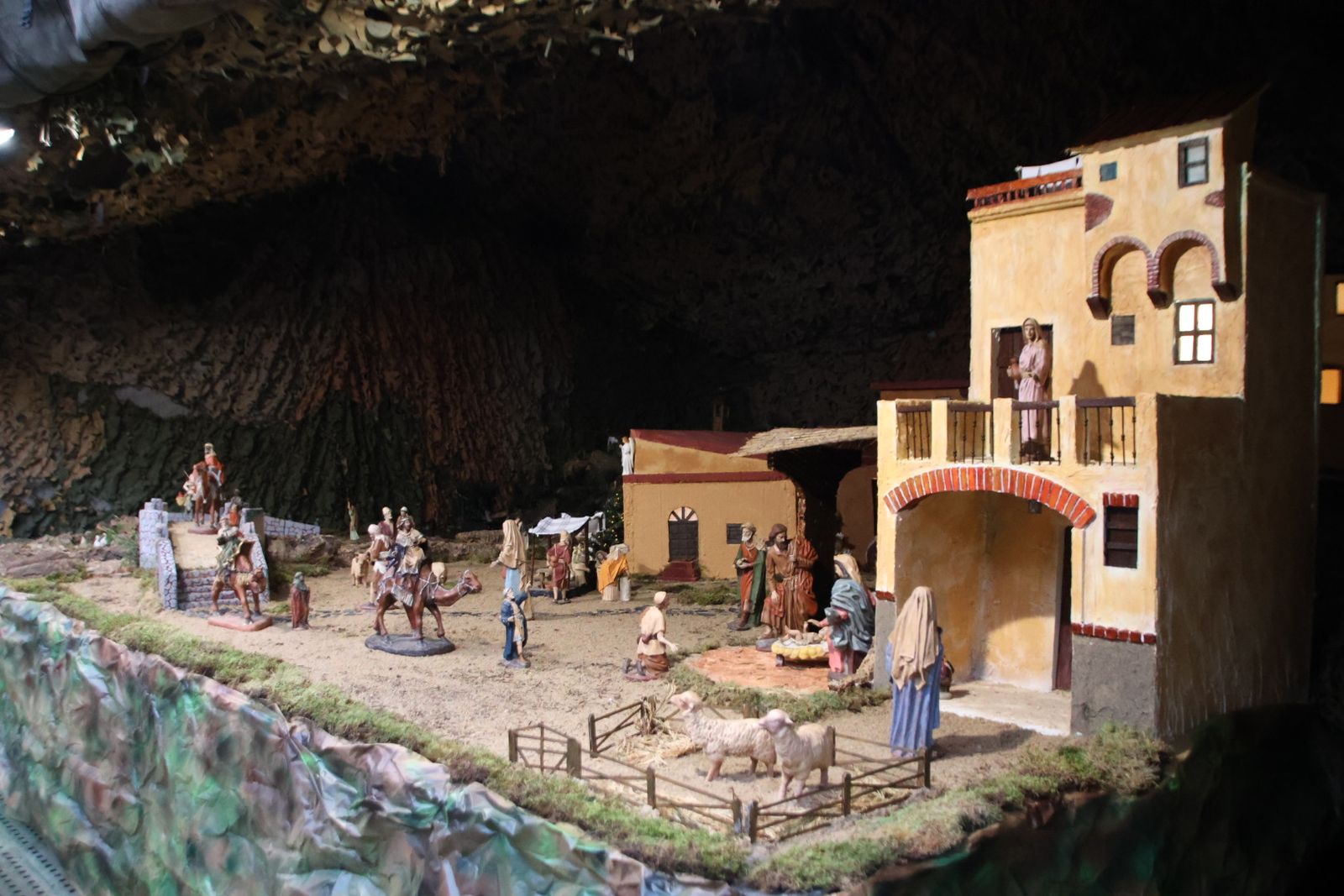 Portal de Belén en el cuartel de los militares